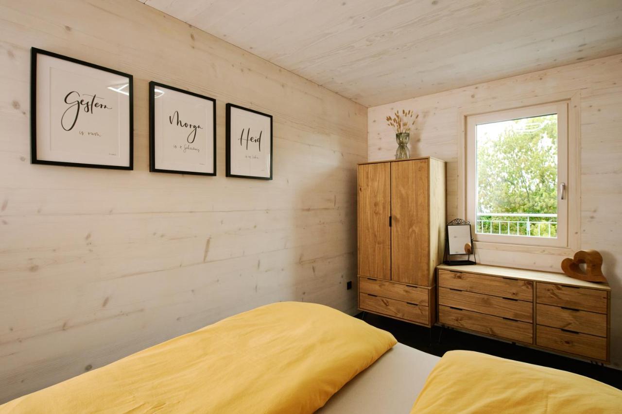Ferienwohnung Holzgenuss Lehrberg エクステリア 写真